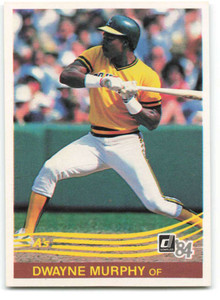 1984 Donruss #101 Dwayne Murphy VG Oakland Athletics 