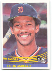 1984 Donruss #456 Enos Cabell VG Detroit Tigers 