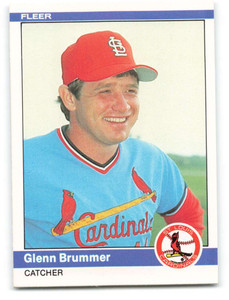 1984 Fleer #321 Glenn Brummer VG St. Louis Cardinals 