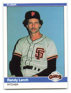 1984 Fleer #380 Randy Lerch VG San Francisco Giants 