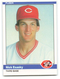 1984 Fleer #468 Nick Esasky VG RC Rookie Cincinnati Reds 