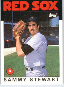 1986 Topps Traded #103T Sammy Stewart NM-MT Boston Red Sox 