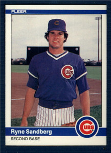 1984 Fleer #504 Ryne Sandberg VG Chicago Cubs 