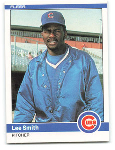 1984 Fleer #505 Lee Smith VG Chicago Cubs 