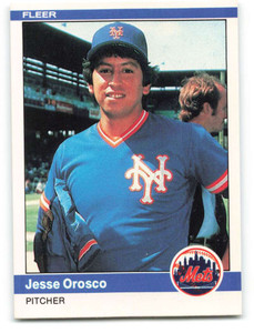 1984 Fleer #593 Jesse Orosco VG New York Mets 