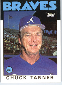 1986 Topps Traded #107T Chuck Tanner MG NM-MT Atlanta Braves 