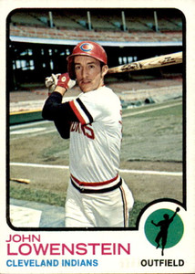 1973 Topps #327 John Lowenstein VG Cleveland Indians 