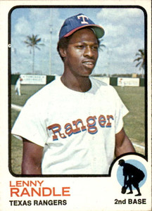 1973 Topps #378 Len Randle VG Texas Rangers 