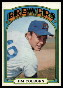 1972 Topps #386 Jim Colborn VG Milwaukee Brewers 