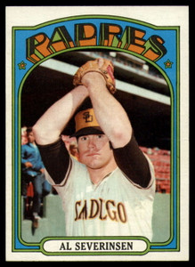 1972 Topps #274 Al Severinsen VG San Diego Padres 