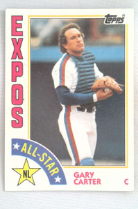 1984 Topps #393 Gary Carter AS VG Montreal Expos 
