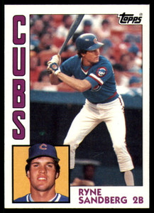 1984 Topps #596 Ryne Sandberg VG Chicago Cubs 