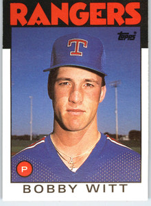 1986 Topps Traded #126T Bobby Witt NM-MT RC Rookie Texas Rangers 