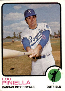 1973 Topps #140 Lou Piniella VG Kansas City Royals 