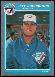 1985 Fleer Update #16 Jeff Burroughs VG Toronto Blue Jays 
