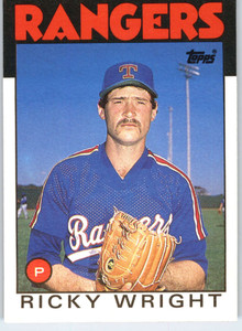1986 Topps Traded #129T Ricky Wright NM-MT Texas Rangers 
