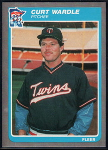 1985 Fleer Update #127 Curt Wardle VG Minnesota Twins 