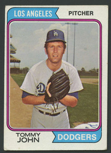 1974 Topps #451 Tommy John VG Los Angeles Dodgers 