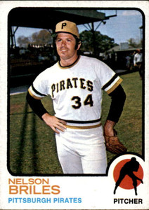 1973 Topps #303 Nelson Briles VG Pittsburgh Pirates 