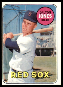1969 Topps #457 Dalton Jones VG Boston Red Sox 