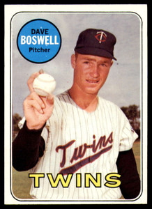 1969 Topps #459 Dave Boswell VG Minnesota Twins 