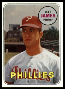 1969 Topps #477 Jeff James VG RC Rookie Philadelphia Phillies 