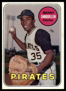SOLD 126511 1969 Topps #509 Manny Sanguillen VG Pittsburgh Pirates 