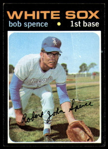 1971 Topps #186 Bob Spence VG RC Rookie Chicago White Sox 