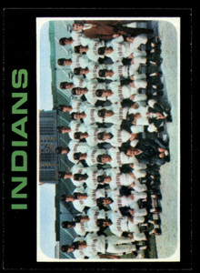 1971 Topps #584 Indians Team VG Cleveland Indians 