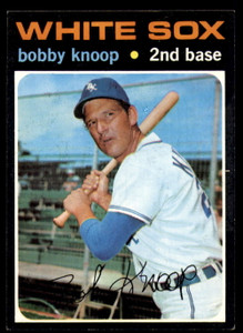 1971 Topps #506 Bobby Knoop VG Chicago White Sox 