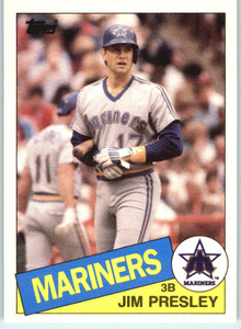 1985 Topps Traded #92T Jim Presley NM-MT Seattle Mariners 