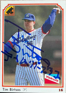 Tim Birtsas Autographed 1991 BBM #46