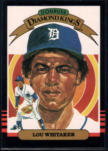 1985 Donruss #5 Lou Whitaker DK VG Detroit Tigers 
