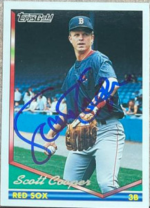 Scott Cooper Autographed 1994 Topps Gold #235