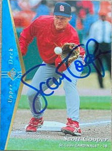 Scott Cooper Autographed 1995 SP #99