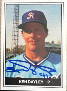 Ken Dayley Autographed 1982 TCMA Richmond Braves #25