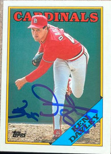 Ken Dayley Autographed 1988 Topps Tiffany #234