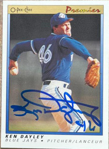 Ken Dayley Autographed 1991 O-Pee-Chee Premier #32