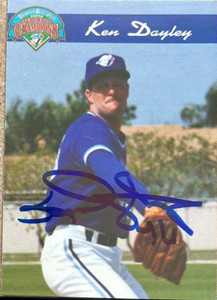 Ken Dayley Autographed 1993 Toronto Blue Jays Fire Safety SGA #NNO Ken Dayley Autographed 1993 Toronto Blue Jays Fire Safety SGA #NNO