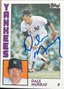 SOLD 159011 Dale Murray Autographed 1984 Topps #697