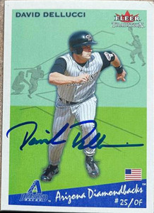 David Dellucci Autographed 2002 Fleer Tradition #417