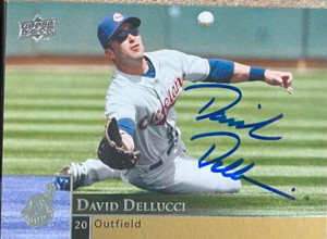 David Dellucci Autographed 2009 Upper Deck #610