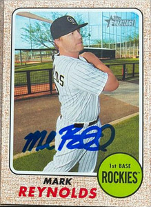Mark Reynolds Autographed 2017 Topps Heritage #357