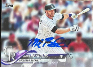 Mark Reynolds Autographed 2018 Topps #235