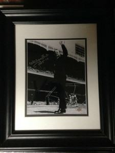 Whitey Ford HOF '74 Autographed 8 x 10 Photo Framed Steiner Authentic