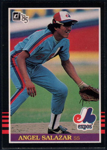 1985 Donruss #523 Angel Salazar VG Montreal Expos 