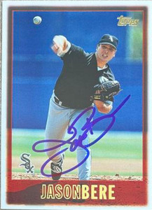 Jason Bere Autographed 1997 Topps #378