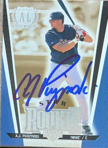 A.J. Pierzynski Autographed 1999 Upper Deck #277 SR