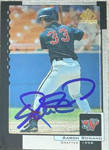 Aaron Rowand Autographed 2000 SP Top Prospects #129