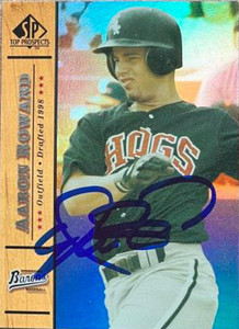 Aaron Rowand Autographed 2001 SP Top Prospects #41